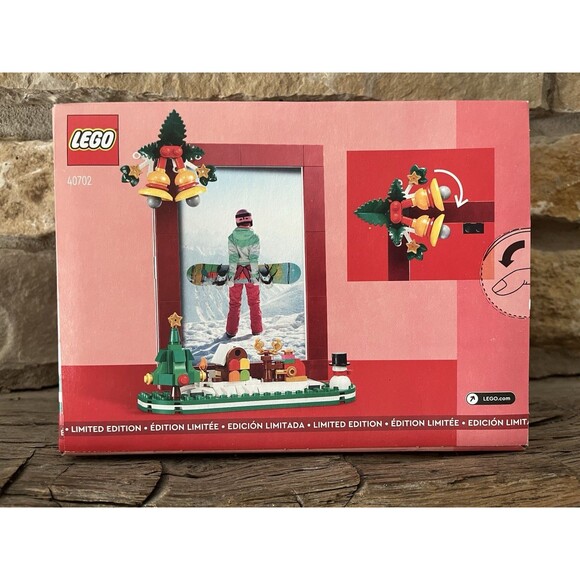 *New Sealed* Retired LEGO 40702 Christmas Picture Frame Set 209Pcs Limited Ed - Picture 2 of 4